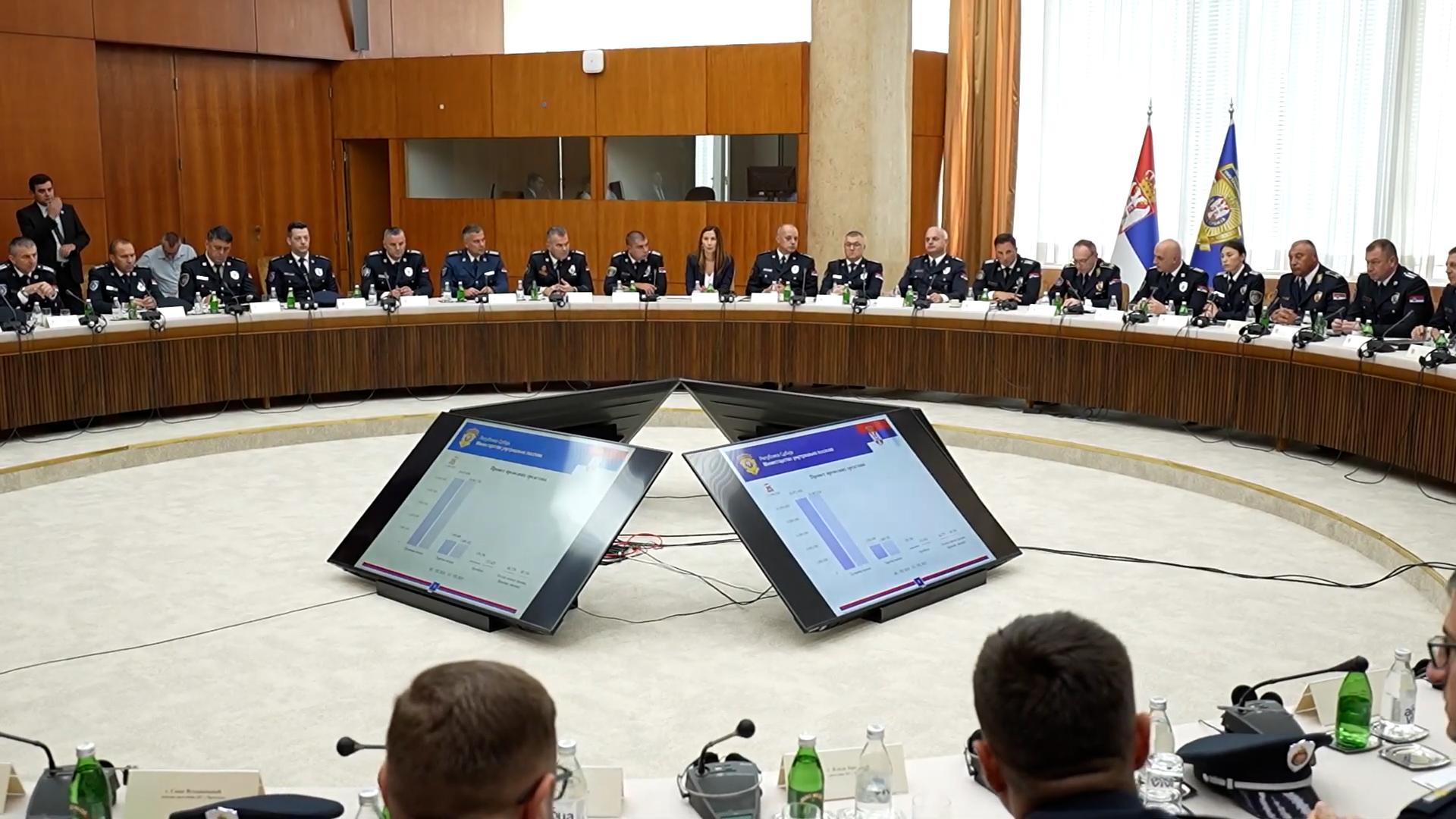 Beograd, sednica kolegijuma Ministarstva unutrasnjih poslova, pokrivanje